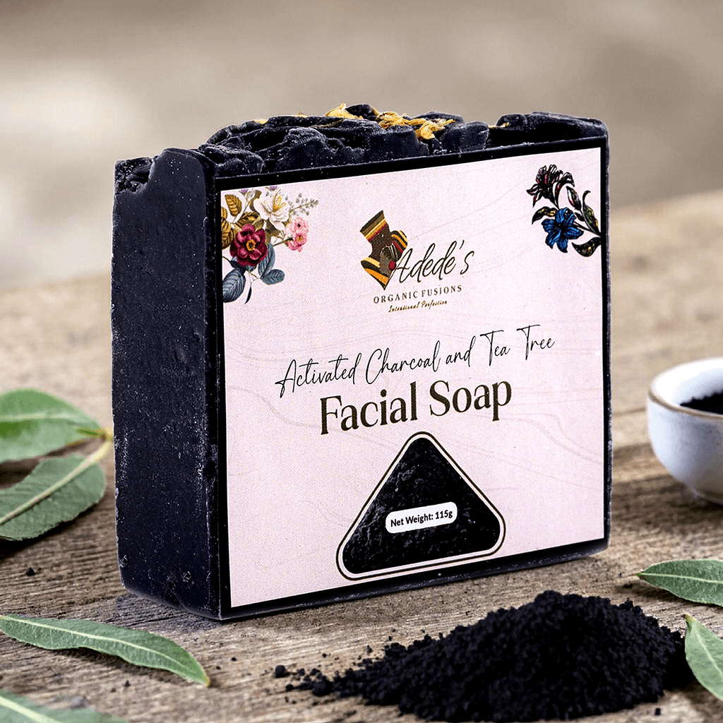Activated Charcoal & Tea Tree Facial Soap - Image 1